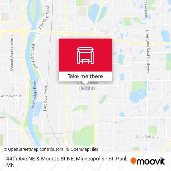 Mapa de 44th Ave NE & Monroe St NE