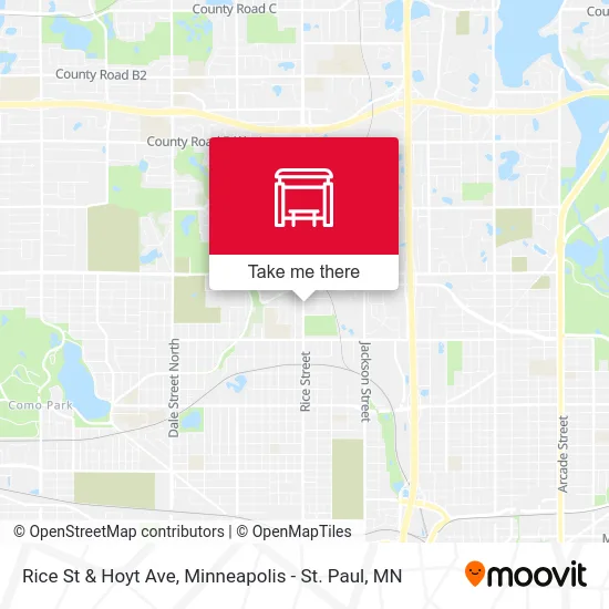 Rice St & Hoyt Ave map