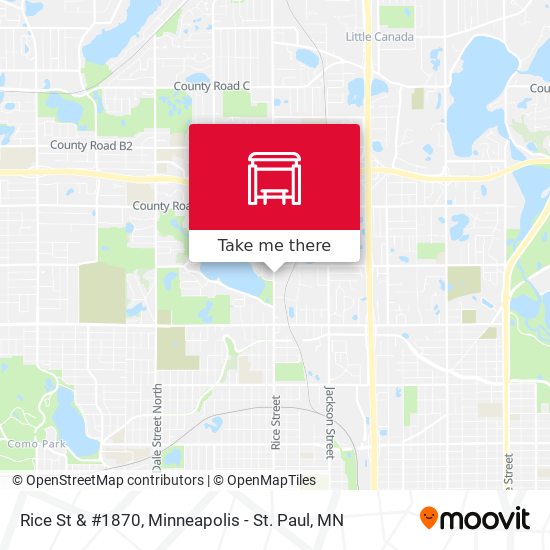 Rice St & #1870 map