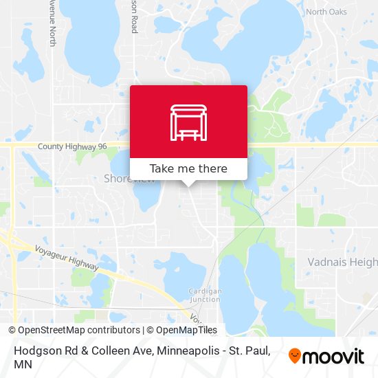 Hodgson Rd & Colleen Ave map