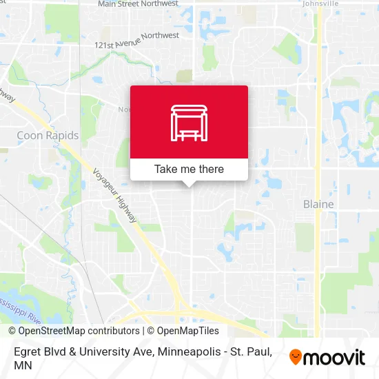 Mapa de Egret Blvd & University Ave