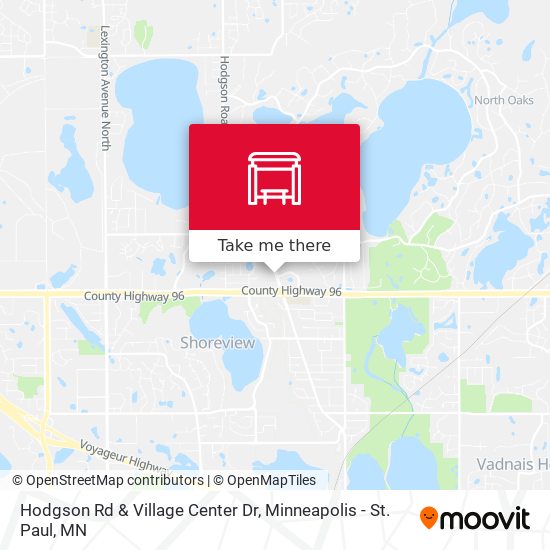 Mapa de Hodgson Rd & Village Center Dr