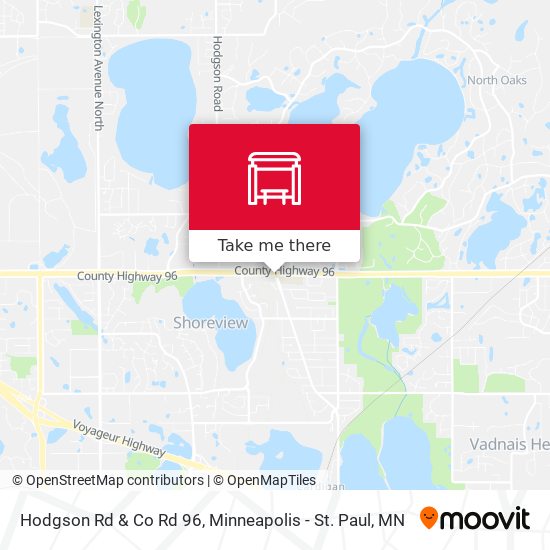 Mapa de Hodgson Rd & Co Rd 96