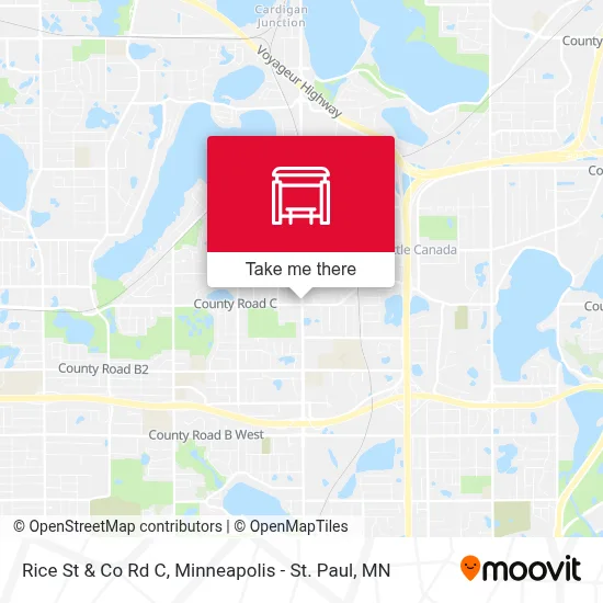 Rice St & Co Rd C map