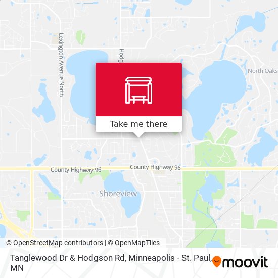 Mapa de Tanglewood Dr & Hodgson Rd