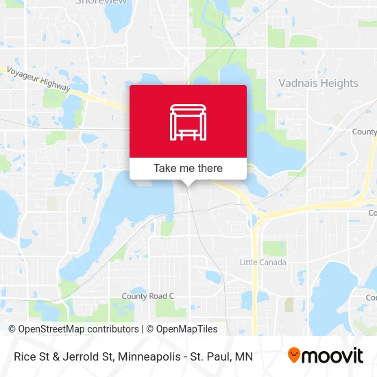 Rice St & Jerrold St map