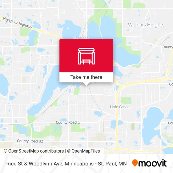 Rice St & Woodlynn Ave map