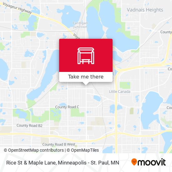Rice St & Maple Lane map