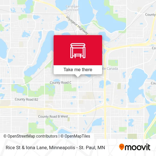 Rice St & Iona Lane map