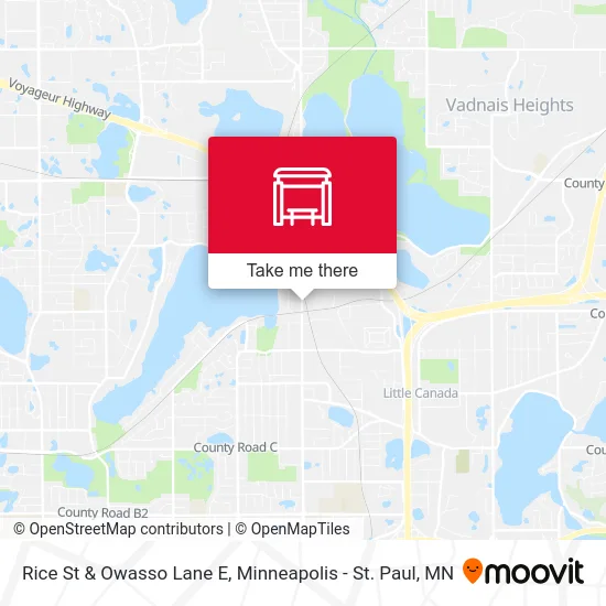 Rice St & Owasso Lane E map