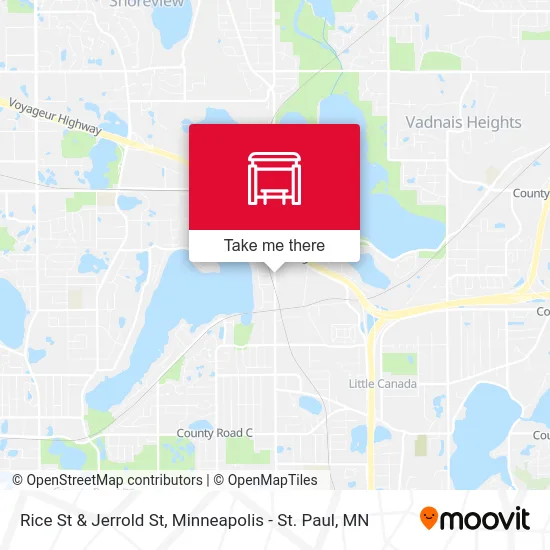 Rice St & Jerrold St map