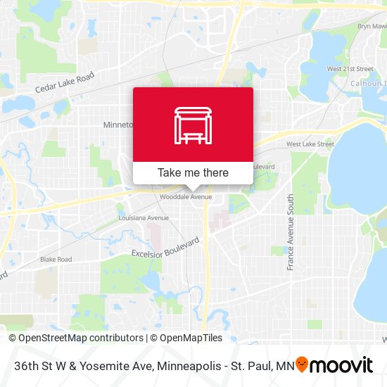 Mapa de 36th St W & Yosemite Ave