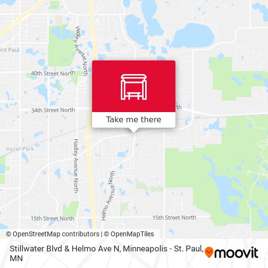 Stillwater Blvd & Helmo Ave N map