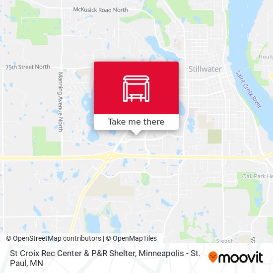 St Croix Rec Center & P&R Shelter map