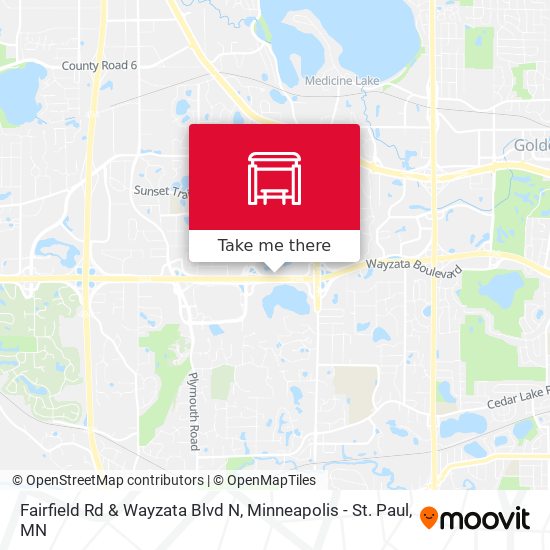 Mapa de Fairfield Rd & Wayzata Blvd N