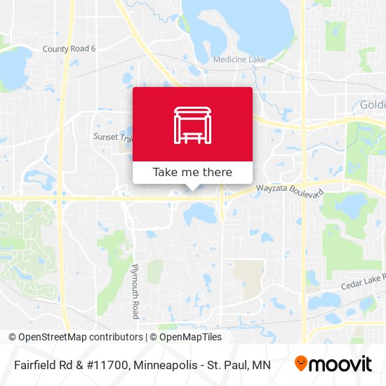 Fairfield Rd & #11700 map