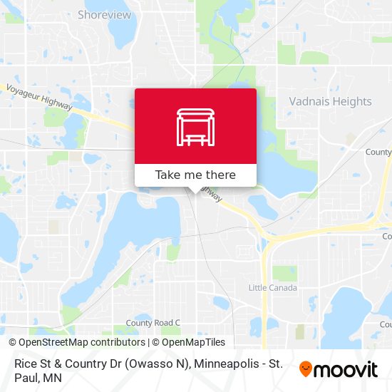 Rice St & Country Dr (Owasso N) map