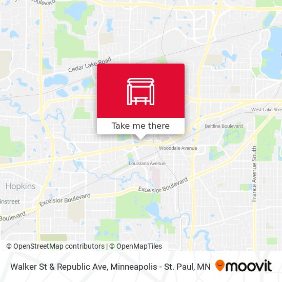 Mapa de Walker St & Republic Ave