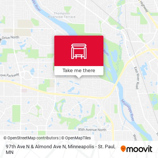 Mapa de 97th Ave N & Almond Ave N