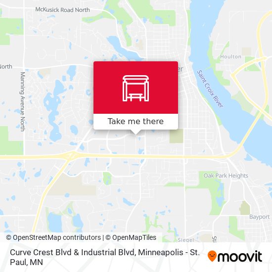 Mapa de Curve Crest Blvd & Industrial Blvd