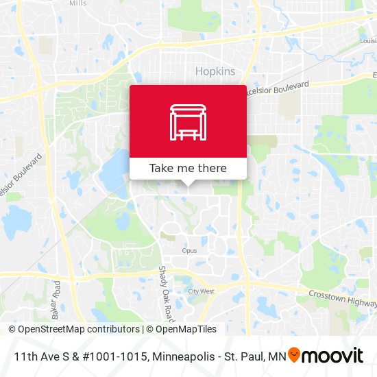 11th Ave S & #1001-1015 map