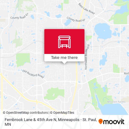 Fernbrook Lane & 45th Ave N map