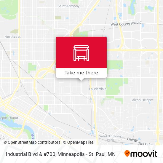 Industrial Blvd & #700 map