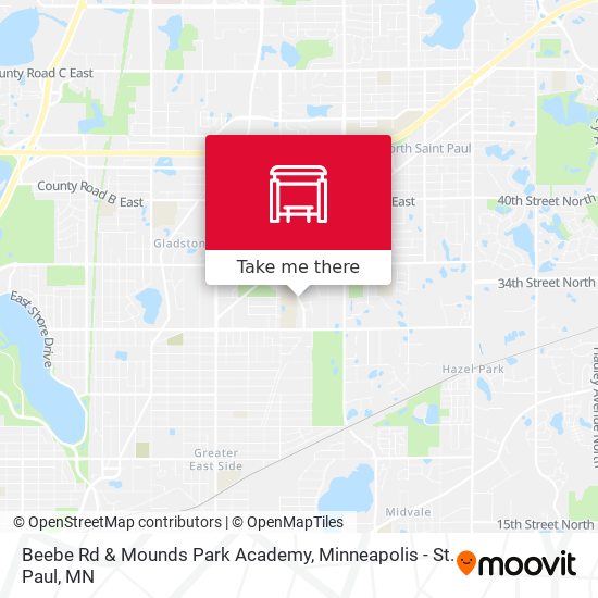 Mapa de Beebe Rd & Mounds Park Academy