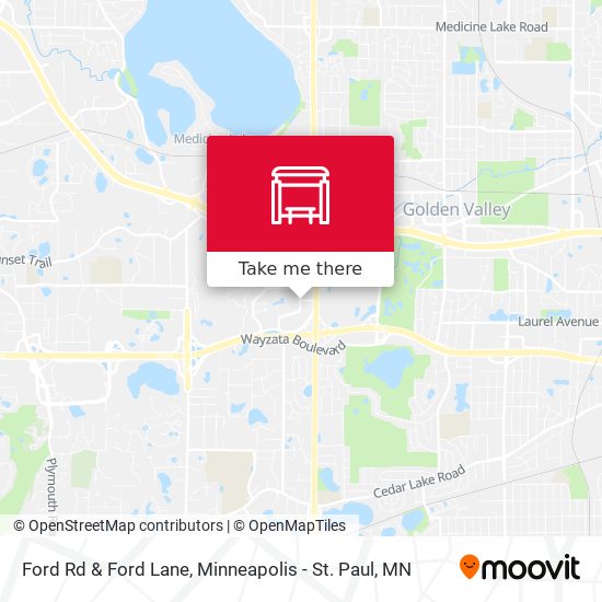 Ford Rd & Ford Lane map