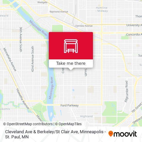 Cleveland Ave & Berkeley / St Clair Ave map