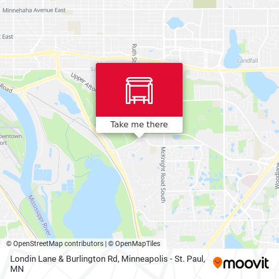 Londin Lane & Burlington Rd map