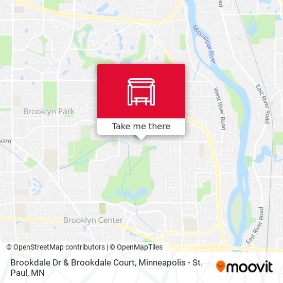Mapa de Brookdale Dr & Brookdale Court