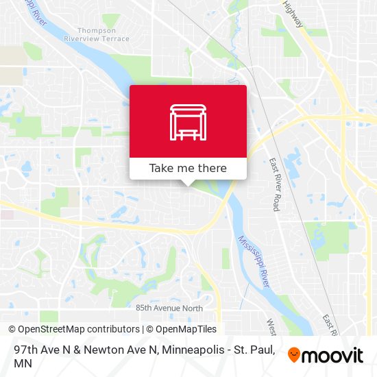 Mapa de 97th Ave N & Newton Ave N