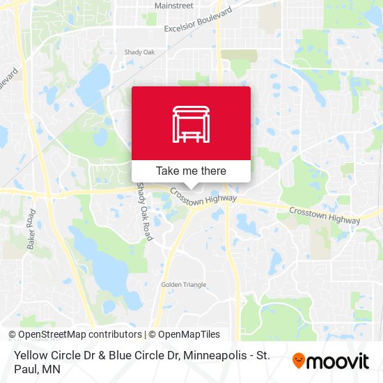 Yellow Circle Dr & Blue Circle Dr map