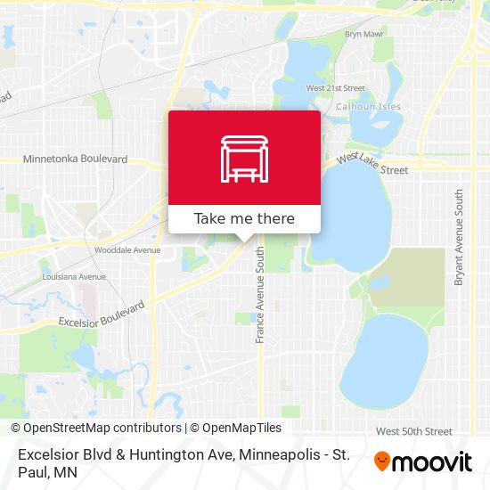 Mapa de Excelsior Blvd & Huntington Ave