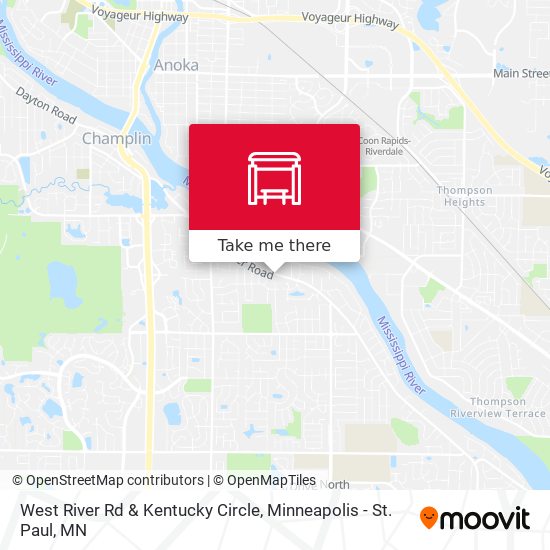Mapa de West River Rd & Kentucky Circle