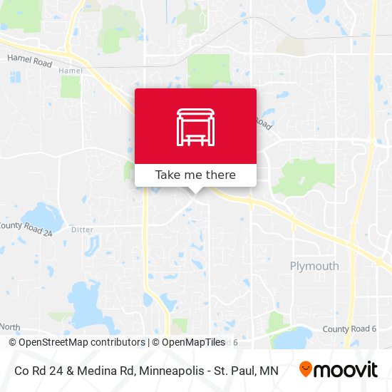 Co Rd 24 & Medina Rd map