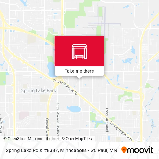 Spring Lake Rd & #8387 map
