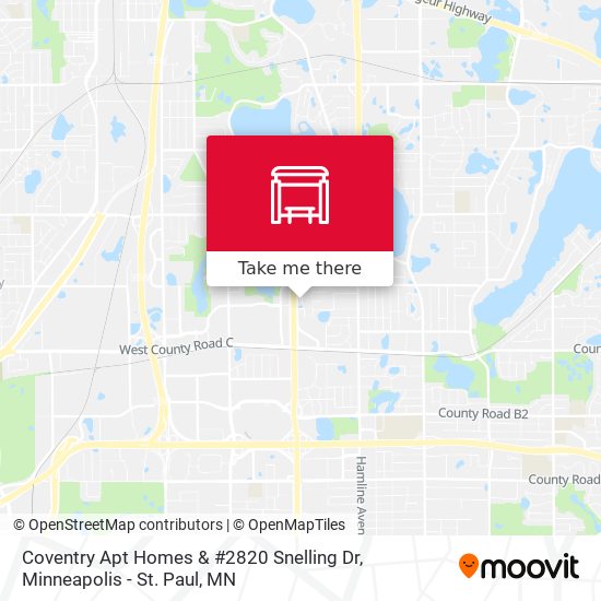 Coventry Apt Homes & #2820 Snelling Dr map