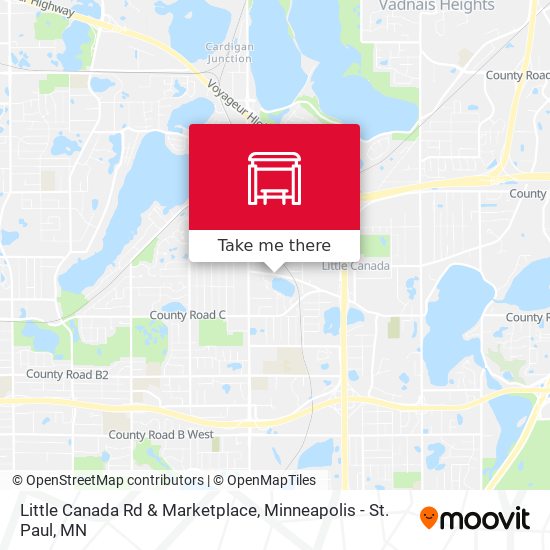 Mapa de Little Canada Rd & Marketplace