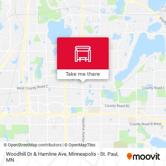 Woodhill Dr & Hamline Ave map