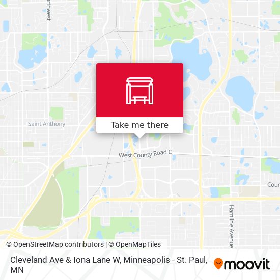 Mapa de Cleveland Ave & Iona Lane W