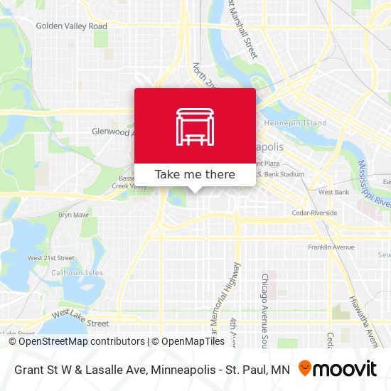 Mapa de Grant St W & Lasalle Ave