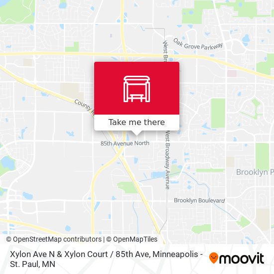 Xylon Ave N & Xylon Court / 85th Ave map