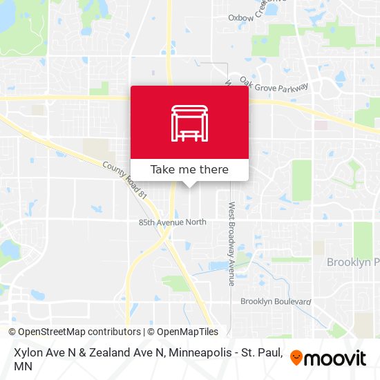 Mapa de Xylon Ave N & Zealand Ave N