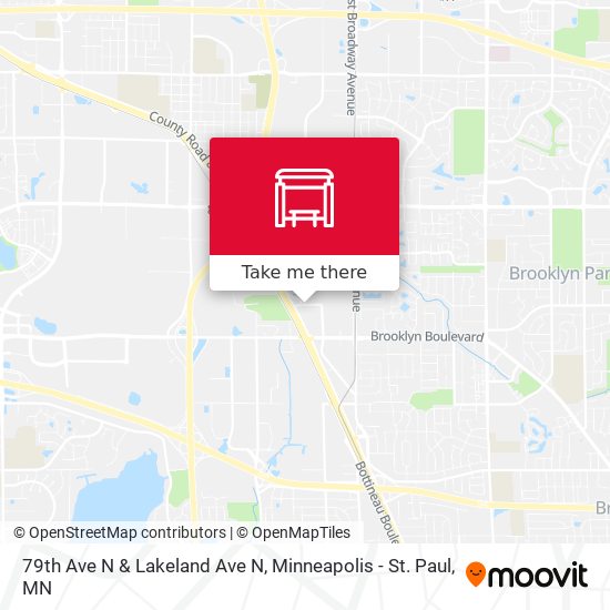 Mapa de 79th Ave N & Lakeland Ave N