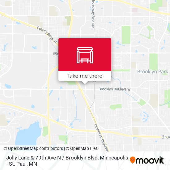 Jolly Lane & 79th Ave N / Brooklyn Blvd map