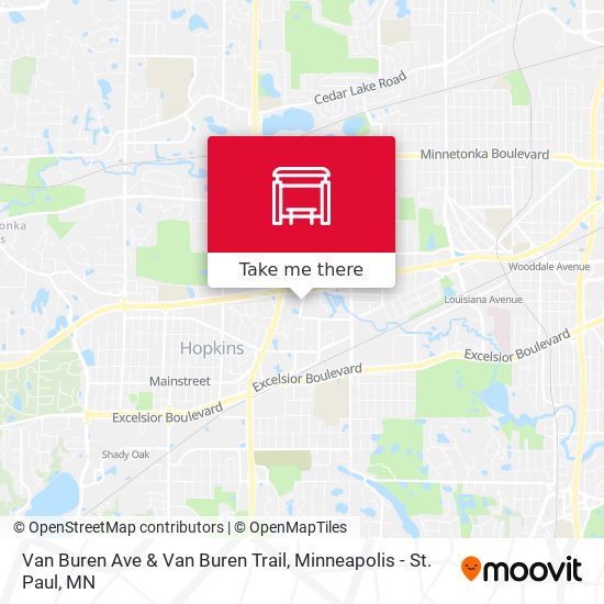 Mapa de Van Buren Ave & Van Buren Trail