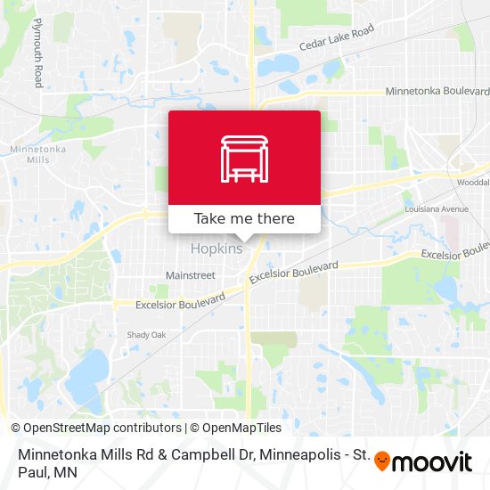 Minnetonka Mills Rd & Campbell Dr map
