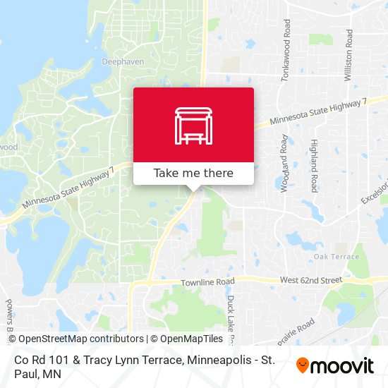 Co Rd 101 & Tracy Lynn Terrace map